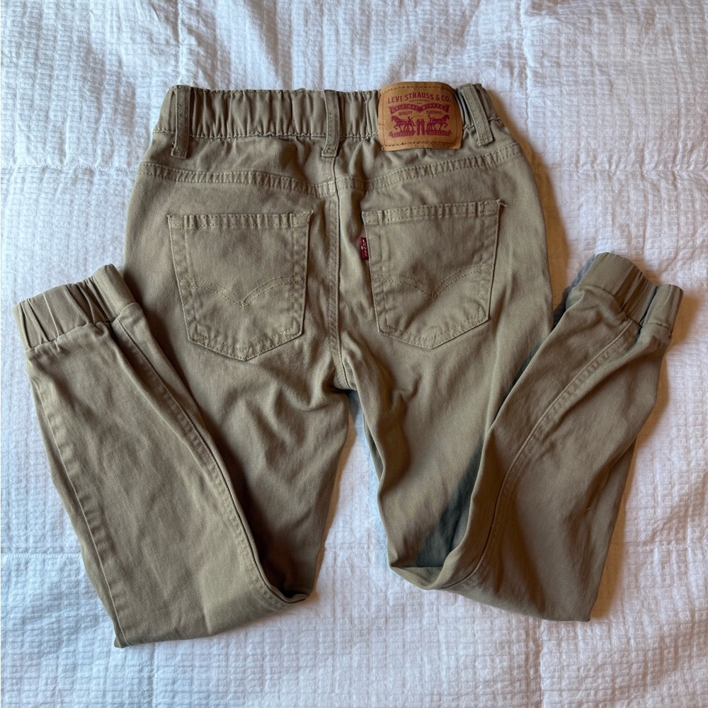 Levi's Kids Tan Elastic Waist Jeans